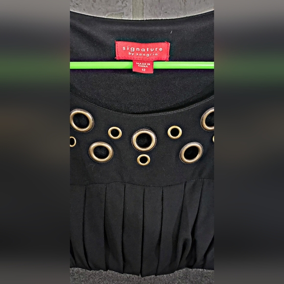 Signature by Sangria Tweed Short Sleeve Sheath Dress Size 12 - Picture 3 of 3